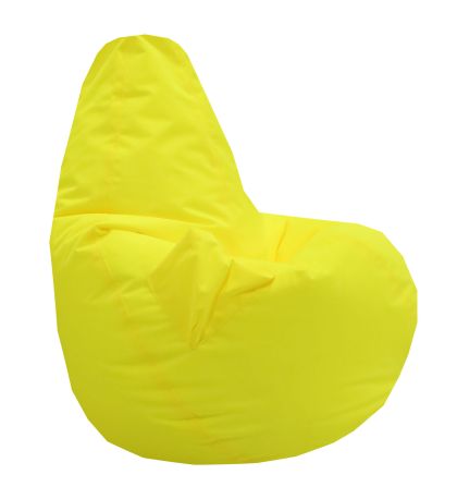 Пуф барбарон LUXE+, XL размер, Голяма Круша, за възрастен, Самостоятелен  вътрешен калъф, Водонепропусклив, Промазка Premium, Fluorescien Yellow