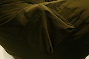 Пуф барбарон LUXE, XL размер, Голяма Круша, за възрастен, Самостоятелен вътрешен калъф, Водонепропусклив,  Пастелно Зелен, Промазка