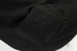 Пуф барбарон LUXE, XL размер, Голяма Круша, за възрастен, Самостоятелен вътрешен калъф, Pearl, Черен, Италианска Мебелна Дамаска