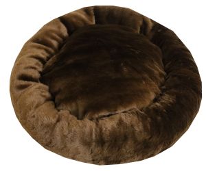 Легло кръгло за кучета и котки, размер L, Шоко