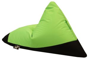 Пуф Пирамида+, XL размер, Свалящ се калъф, Водонепропусклив, Промазка Premium, Light Green