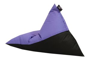 Пуф Пирамида+, L размер, Свалящ се калъф, Водонепропусклив, Промазка Premium, Purple