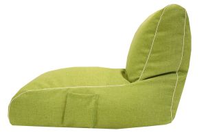 Пуф Фотьойл Relax LUXE+, XL размер, Самостоятелен вътрешен калъф, Brera, Зелен, Дамаска