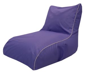 Пуф Фотьойл Relax LUXE+, XL размер, Самостоятелен вътрешен калъф, Водонепропусклив, Промазка Premium, Purple